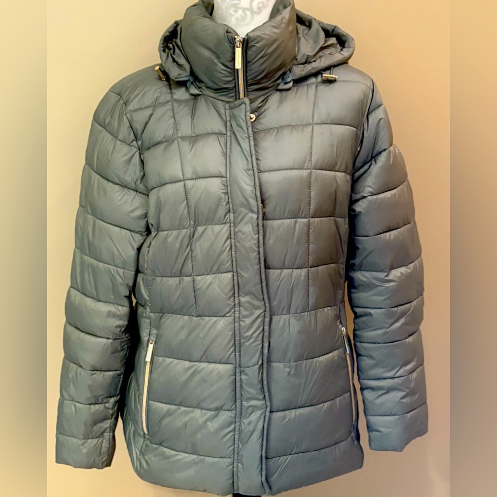 Michael Kors Women's Green Puffer Jacket